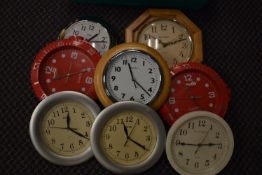*Eight Wall Clocks