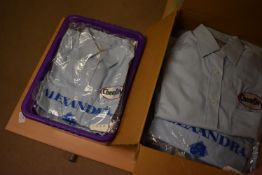 *Tub and Box of Work Shirts (various sizes)