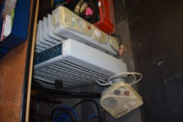 *Two Oil Filled Radiators and a Foot Heater