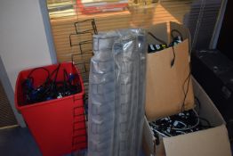 *Four Boxes of Computer Cables, Phone Chargers, Adapters, and Eight Cable Channel