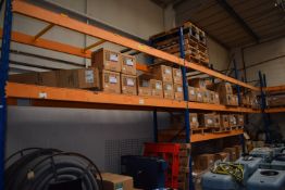 *Three Bays of Pallet Racking 3ft x 11ft x 12ft Comprising Fourteen Cross Beams and Four Uprights (