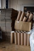 *Quantity of 32cm Cardboard Boxes and 34cm Cardboard Tubes