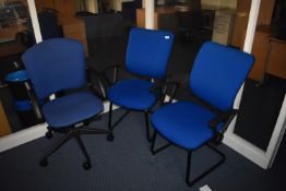 *One Typists Swivel Chair and Two Office Chairs