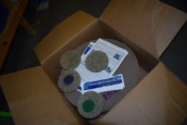 *Box of Five New 17” Polishing Pads, plus Assorted Brush Heads