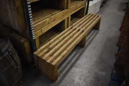 *Tanalised Reclaimed Timber Bench 235cm long