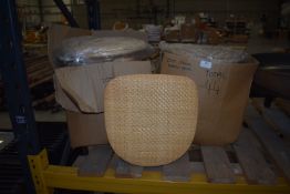*Two Boxes of 44 Rattan Seat Pads