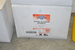 *4x 5L of Kitchen Master Machin Glass Wash Detergent