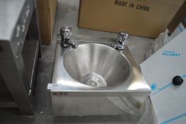 *Bosix Stainless Steel Wash Hand Basin with Taps