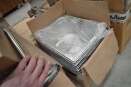 *Six Genware 1/2x1/50 Stainless Steel Inserts