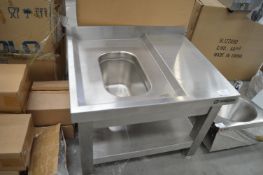 *Stalgast Stainless Steel Sink Unit