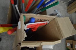 *Three Colour Coded Mop Handles