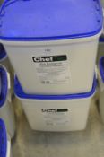 *3x 10kg of Chef Tec Non-Biological Laundry Powder