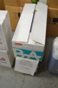 *Two Boxes of Satino Single Ply Z Fold Hand Towels 210x240mm