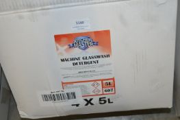 *3x 5L of Machine Glass Wash Detergent