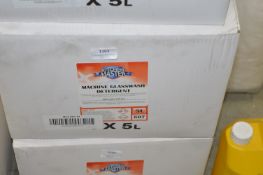 *4x 5L of Kitchen Master Machin Glass Wash Detergent