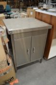 *Parry Stainless Steel Cupboard 70x70cm