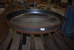 *Pressed Steel Fire Pit on Three Legs