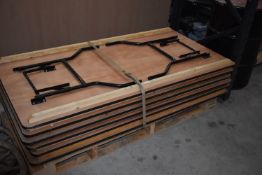 *Six 6ft x 3ft Tables with Folding Legs