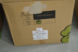 *Box of 2000 Buttermilk Napkins 40cm 2-ply 8-fold