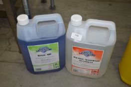 *1x 5L of Rinse Aid and 1x 5L of Machine Glass Wash Detergent