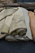 *Six Rolls of Coconut Style Marquee Flooring 2m x ~10m