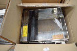 *Two Stainless Steel Integrated Knockout Drawers