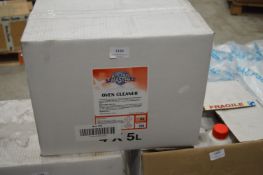 *4x 5L of Kitchen Master Oven Cleaner