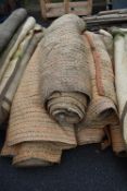 *Six Rolls of Coconut Style Marquee Flooring 2m x ~10m