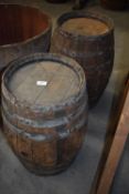 Pair of 11-gal Firkin Barrels