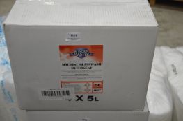 *4x 5L of Kitchen Master Machin Glass Wash Detergent