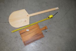 *Bakers Peel and a Wooden Chopping Board