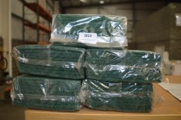*Five Packs of Green Scouring Pads