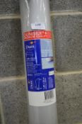 *Two 120cm x 25m Bano Pell Silver Banqueting Roll