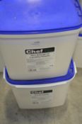 *3x 10kg of Chef Tec Non-Biological Laundry Powder