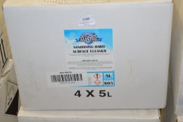 *4x 5L of Sanitising Hard Surface Cleaner