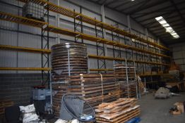 *Twelve Bays of Link 51 Medium Duty Pallet Racking 8m tall, 90cm deep, and each 3m wide Comprising