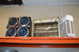 *Pair of Speakers, and Two Electric Fly Killers