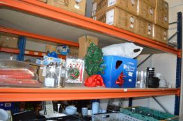 Plates, Ramekins, Cups, Christmas Items, Display I