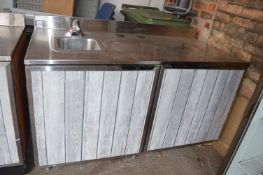 *Duke Stainless Steel Framed Workstation with Sink