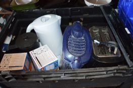 Water Filter Kettle, Coffee Filter, Toaster, and W