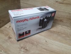 * Morphy Richards black storage cannisters