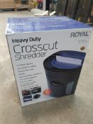 * Heavy duty cross cut shredder Royal 1216x