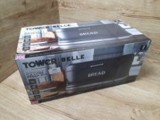 * Tower midnight blue bread bin