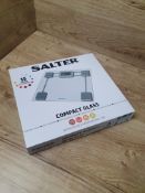* Salter compact glass bathroom scales