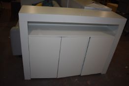 *White Display Storage Unit 130x35cm x 97cm tall