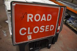 *Three Road Closed Safety Signs (AF)