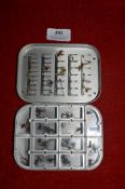 Fly Case Containing Assorted Fishing Flies