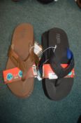*Two Pairs of Flojos Gent's Flip-Flops Size: 11