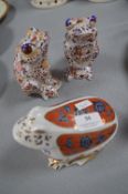 Leonardo Collection Japanese Frog plus Two Chinese