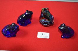 Four Glass Frogs